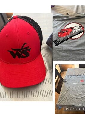 Wisconsin & Southern Train Tee - Gray / Red